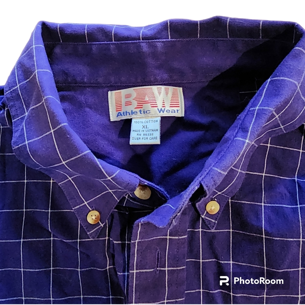 Purple XL button down shirt
